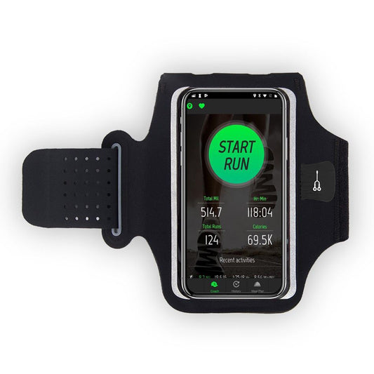 Univerzální pouzdro na telefon max. 7 palců, Techsuit, Sports TH10, černé