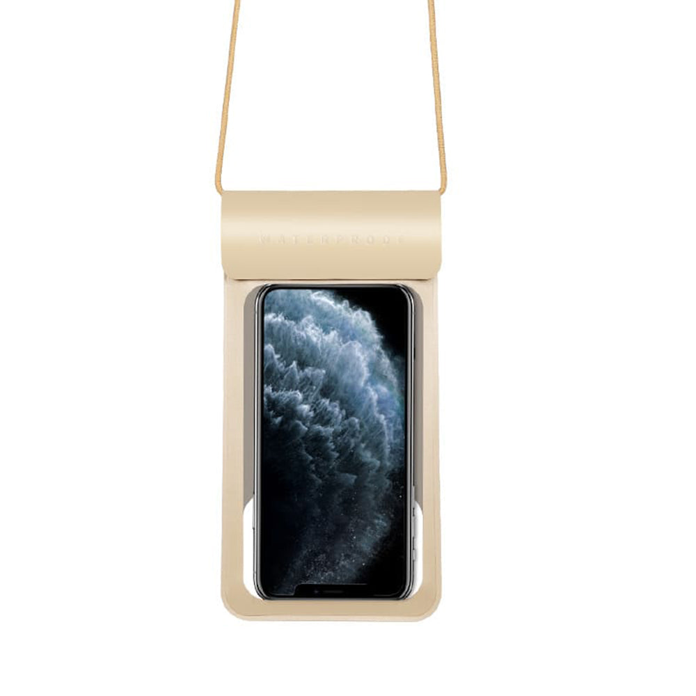 Univerzální vodotěsné pouzdro na telefon max. 6,8 palce, Techsuit, TWC1, Zlaté