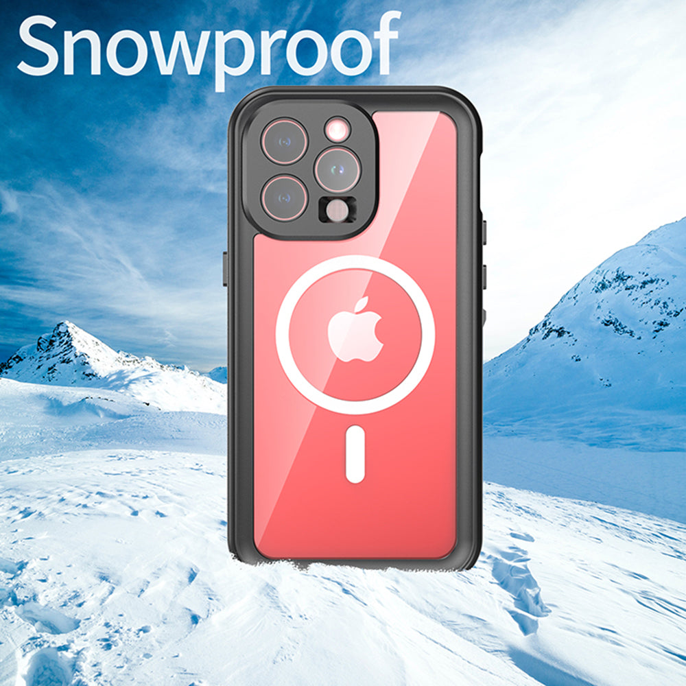 Vodotěsné pouzdro MagSafe pro Apple iPhone 15 Pro Max, ShellBox, černé