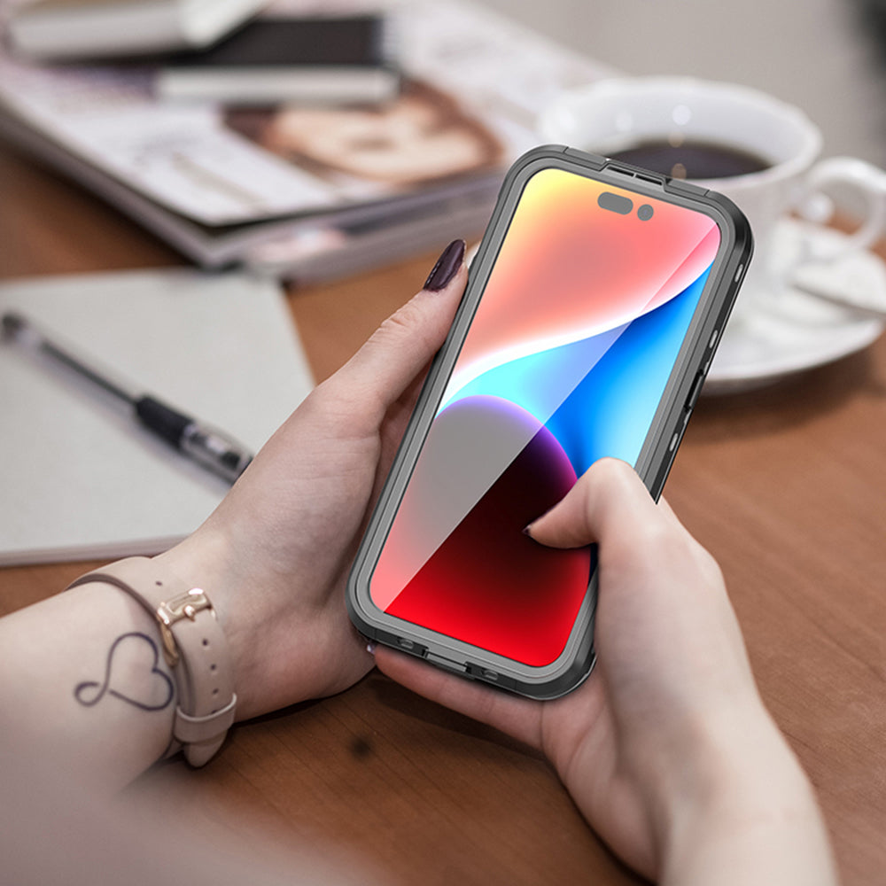 Vodotěsné pouzdro MagSafe pro Apple iPhone 15 Pro Max, ShellBox, černé