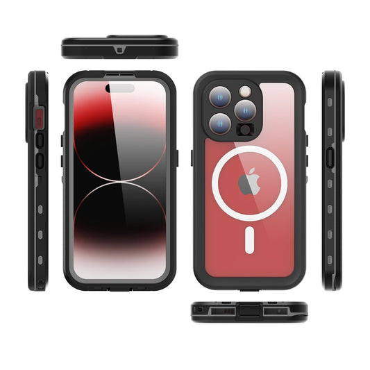 Vodotěsné pouzdro MagSafe pro Apple iPhone 15 Pro, ShellBox, černé