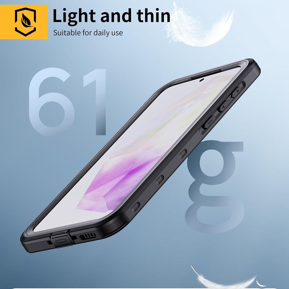Vodotěsné pouzdro pro Samsung Galaxy A35 5G A356, ShellBox, černé