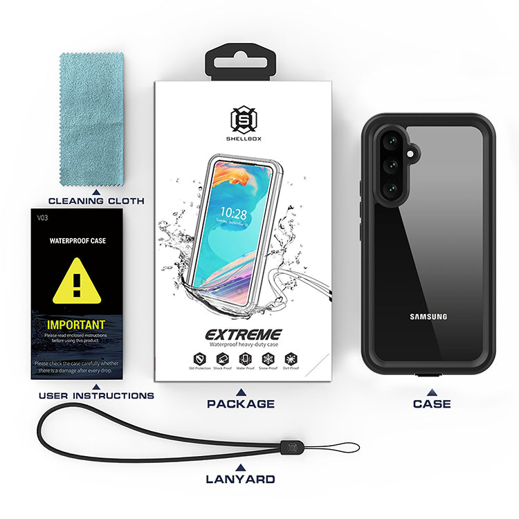 Vodotěsné pouzdro pro Samsung Galaxy A54 A546, ShellBox, černé