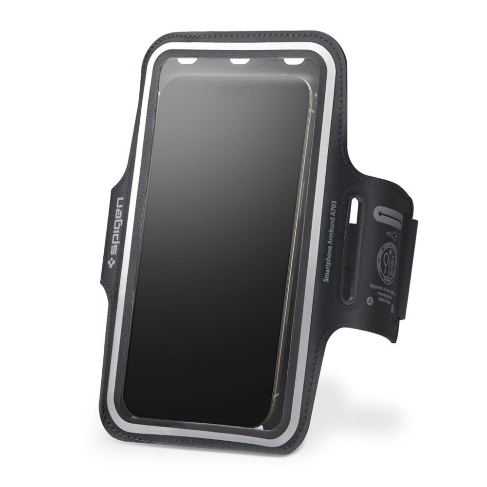 Univerzální vodotěsné pouzdro na telefon max. 6,9 palce, Spigen, Dynamic Shield, černé AMP07187