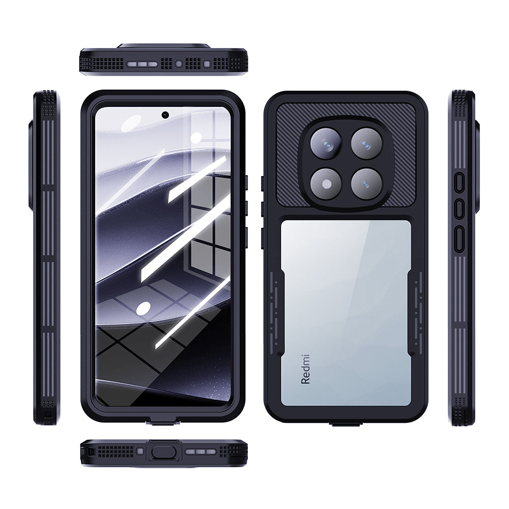 Vodotěsné pouzdro pro Xiaomi Poco X7 / Redmi Note 14 Pro 5G, ShellBox, černé