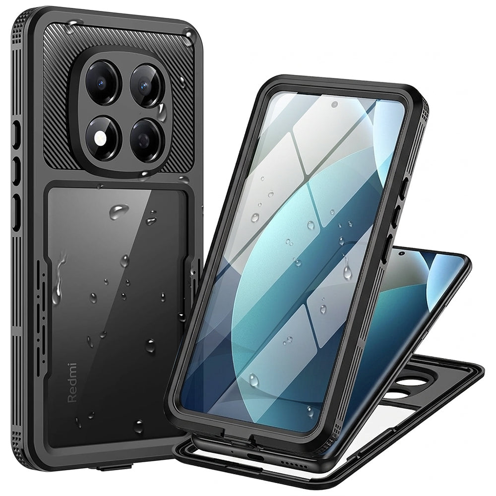 Vodotěsné pouzdro pro Xiaomi Redmi Note 15 Pro 5G, ShellBox, černé