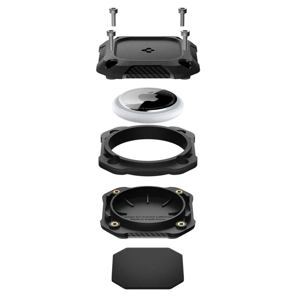 Vodotěsné pouzdro Spigen Tough Armor pro Apple AirTag, černé ACS09781