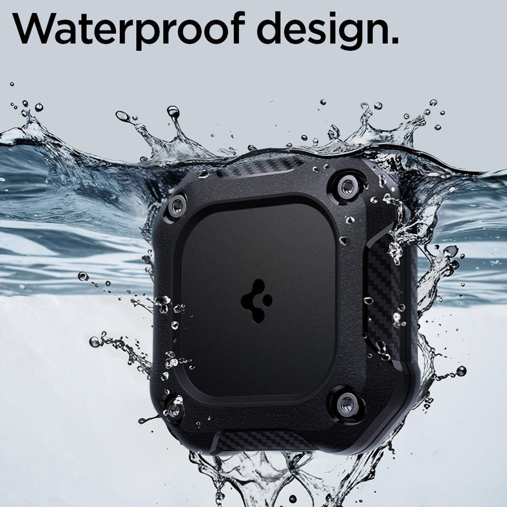 Vodotěsné pouzdro Spigen Tough Armor pro Apple AirTag, černé ACS09781