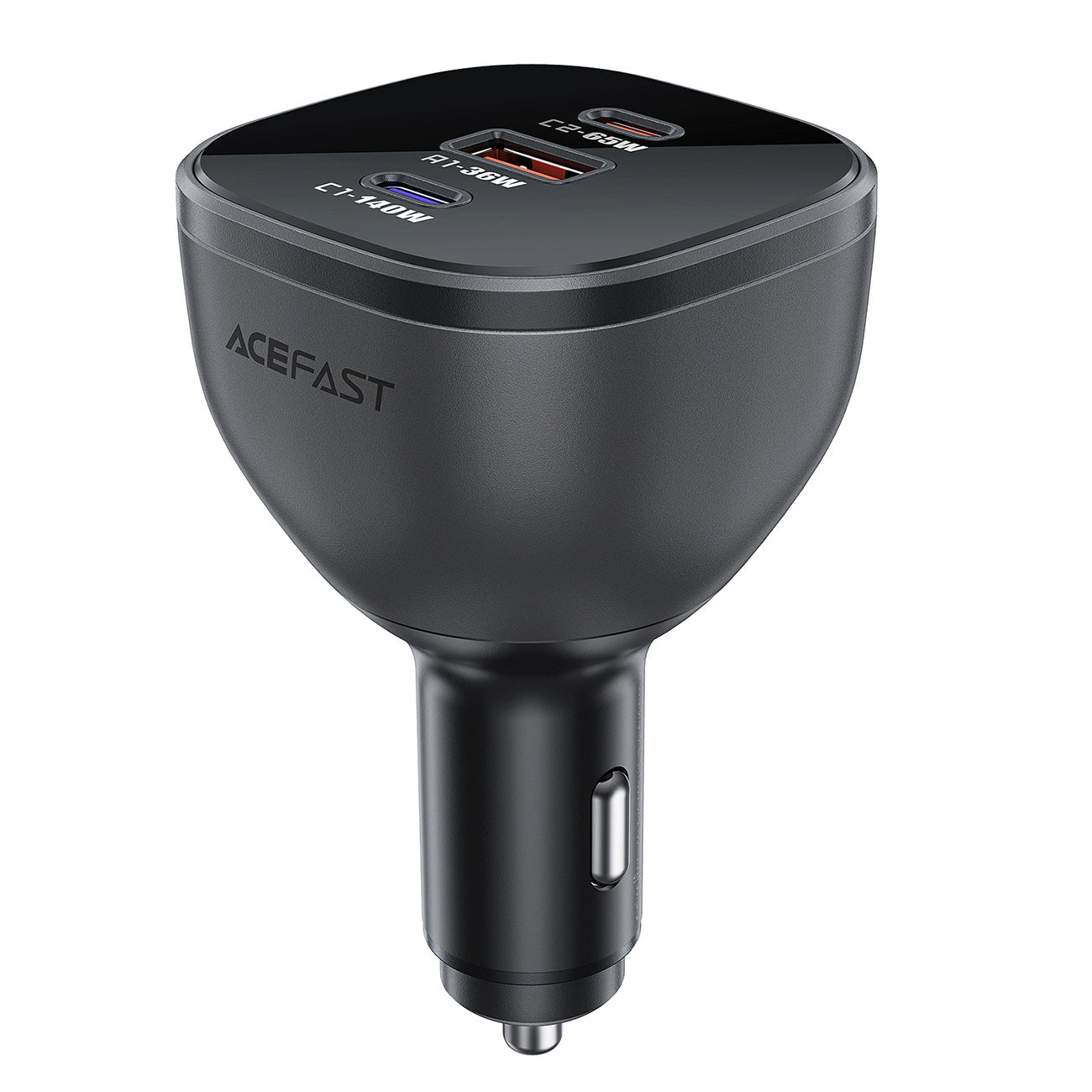 Auto nabíječka Acefast B14, 165W, 5A, 1 x USB-A - 2 x USB-C, Černá