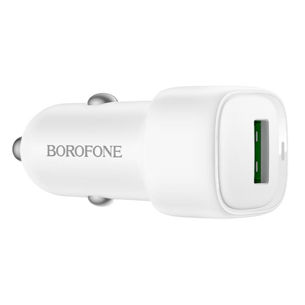 Auto nabíječka Borofone BZ34 Cloud, 18W, 3A, 1 x USB-A, Bílá