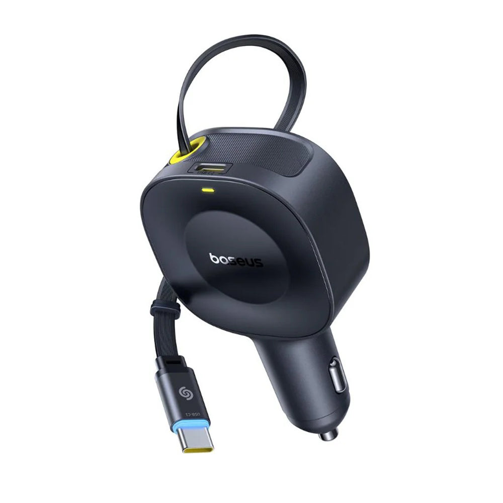 Auto nabíječka s kabelem USB-C Baseus PrimeTrip VR2, 30W, 3A, 1 x USB-C, Černá C0206400