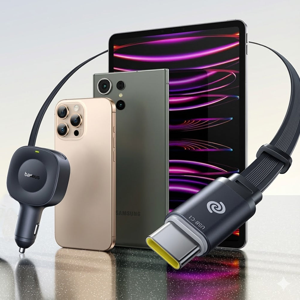 Auto nabíječka s kabelem USB-C Baseus PrimeTrip VR2, 30W, 3A, 1 x USB-C, Černá C0206400