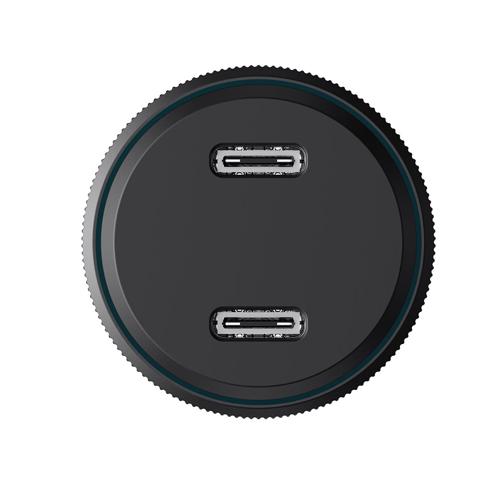 Autonabíječka HAVIT CC2014, 30W, 3A, 2 x USB-C, Černá