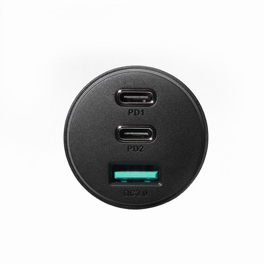 Autonabíječka Joyroom JR-CL26, 70W, 4.8A, 1 x USB-A - 2 x USB-C, Černá