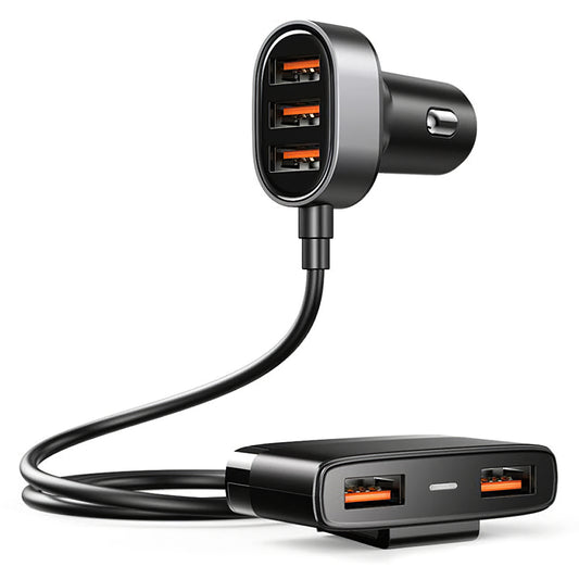 Nabíječka do auta Joyroom JR-CL03, 21W, 2,1A, 5 x USB-A, černá