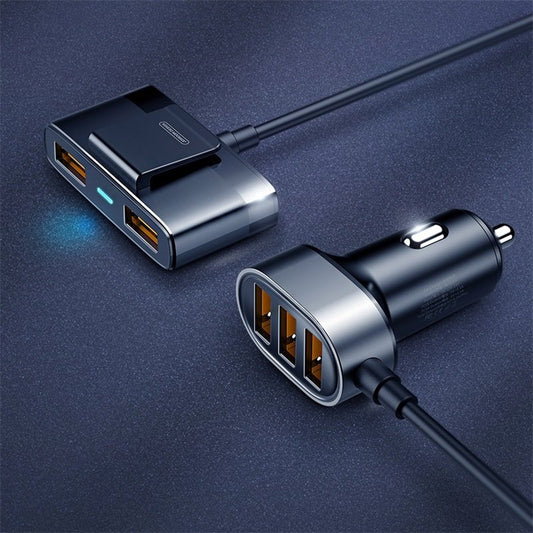 Nabíječka do auta Joyroom JR-CL03, 21W, 2,1A, 5 x USB-A, černá