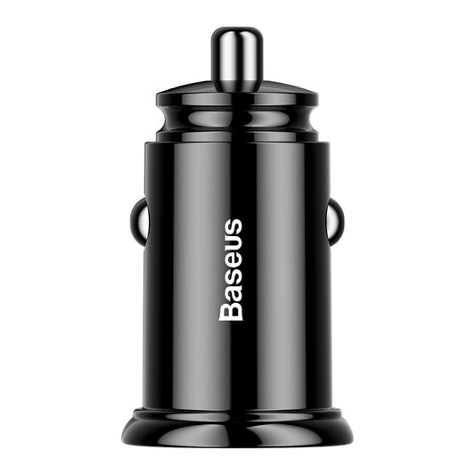 Baseus nabíječka do auta, 30W, 5A, 2 x USB-A, černá CCALL-YD01