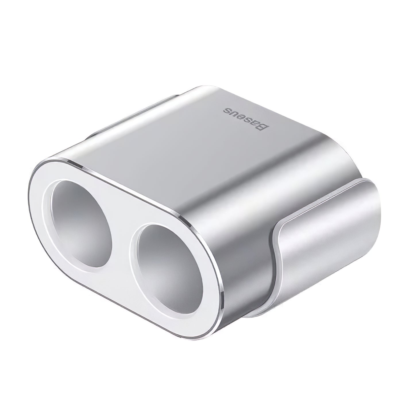 Vysoce účinná nabíječka do auta Baseus, 95 W, 2,1 A, 2 x prodlužovací konektor do zapalovače - 2 x USB-A, stříbrná CRDYQ-0S