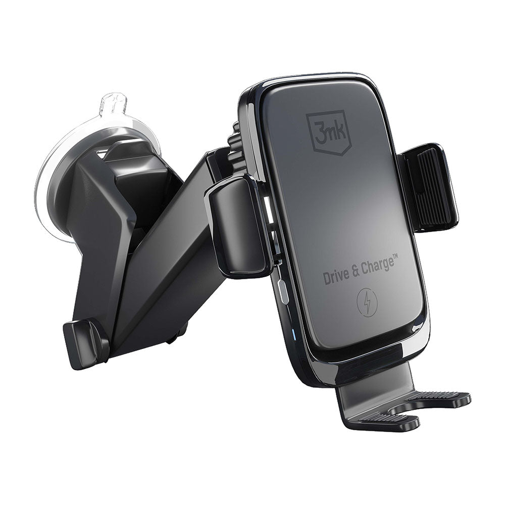 Bezdrátová autonabíječka 3MK Drive&Charge, 15W, 1.67A, černá