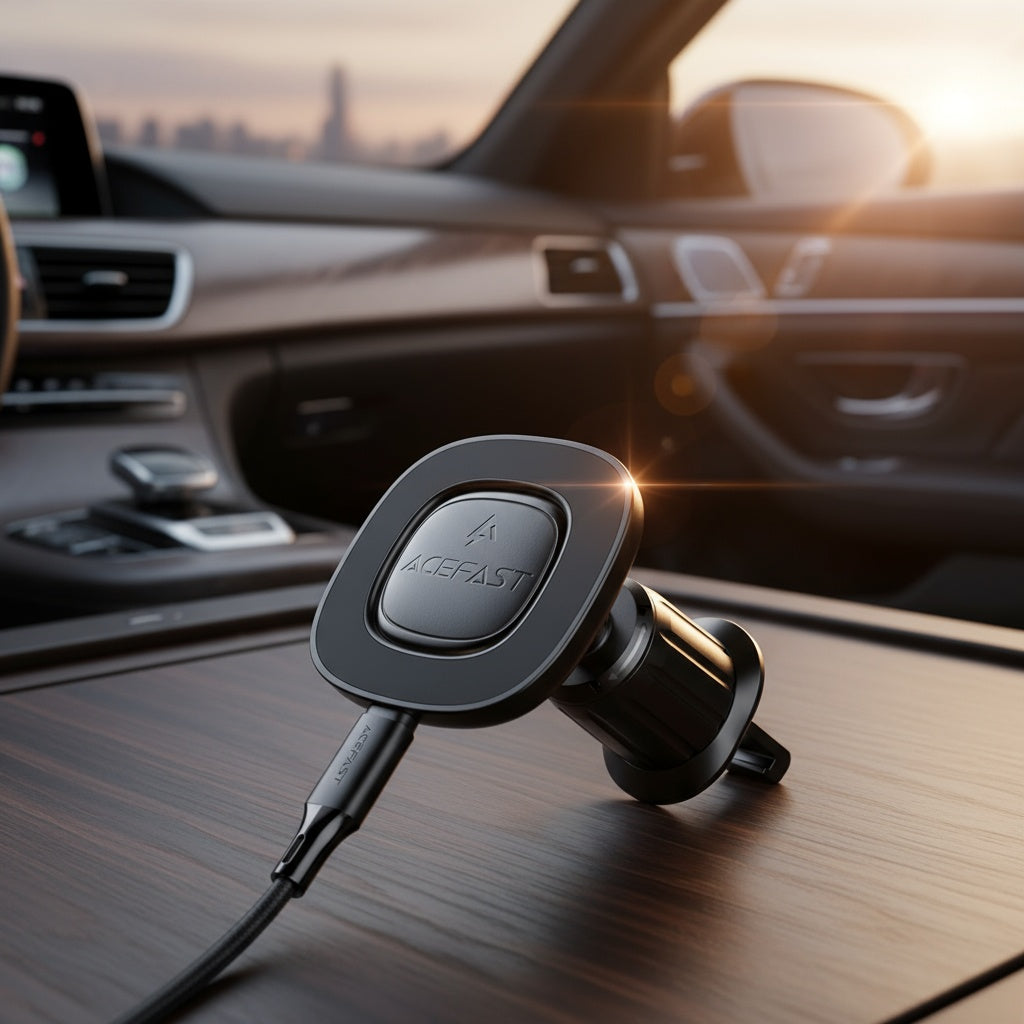 Bezdrátová autonabíječka Acefast D46, 15W, 1.67A, černá
