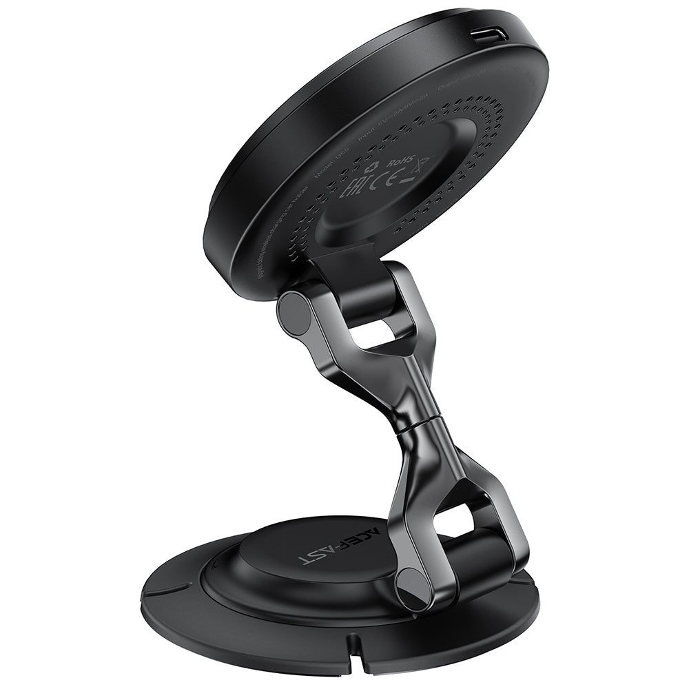 Acefast D65 Wireless Car Charger, 15W, 1.67A, Black