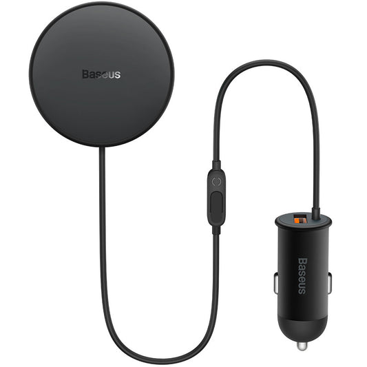 Bezdrátová autonabíječka Baseus CW01, 40W, 3A, Černá C40141000111-01
