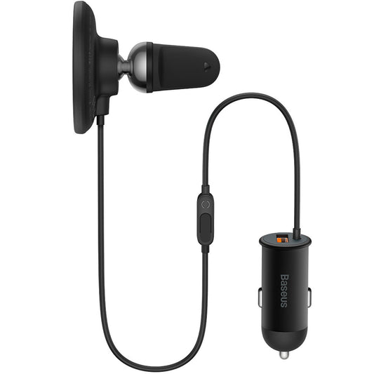 Bezdrátová autonabíječka Baseus CW01, 40W, 3A, Černá C40141000111-01