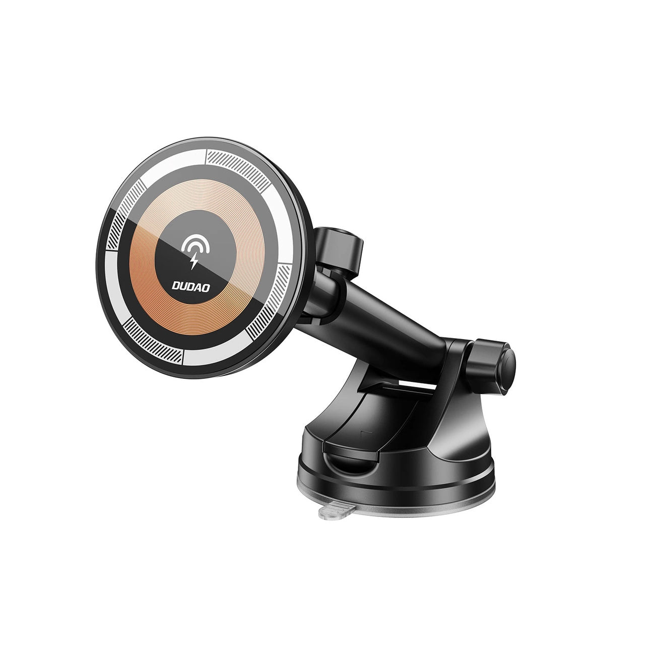 Bezdrátová nabíječka do auta Dudao F12MAX+, 15W, 1,67A, černá