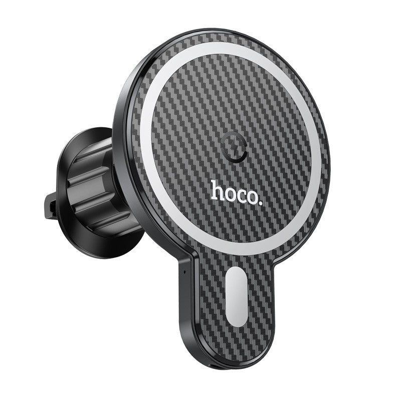 Bezdrátová autonabíječka HOCO CA85, 15W, 1.67A, Černá