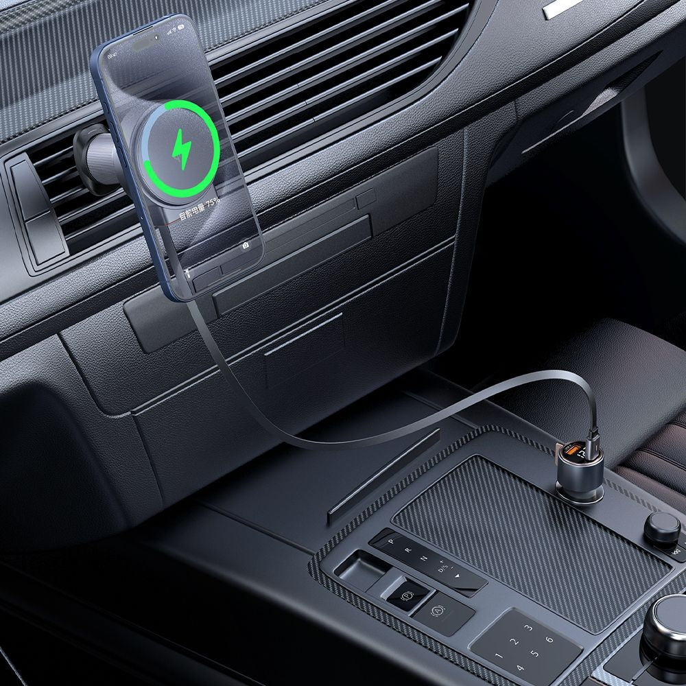 Bezdrátová autonabíječka McDodo CH-0090, 15W, 1.67A, černá