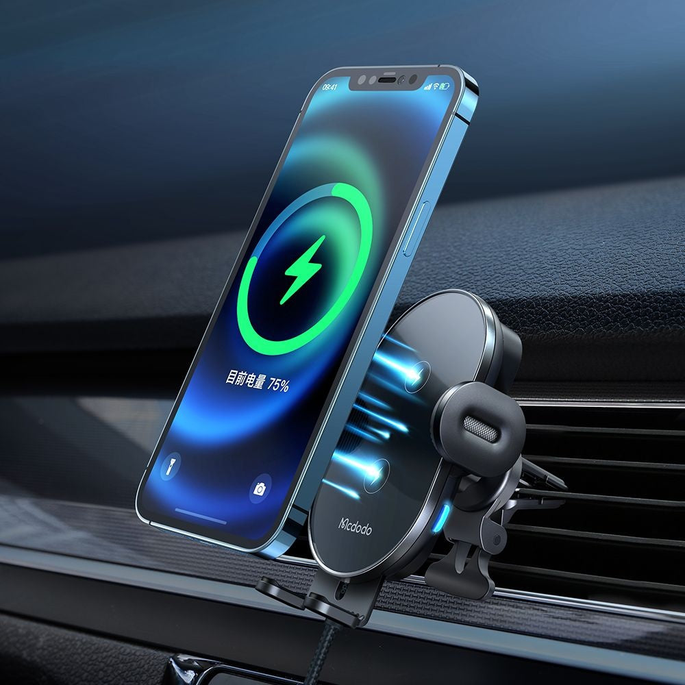 Bezdrátová auto nabíječka McDodo CH-1600, 15W, 1.67A, černá