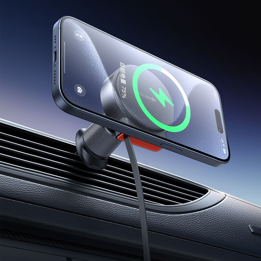 Bezdrátová autonabíječka McDodo CH-3000, 15W, 1.67A, černá