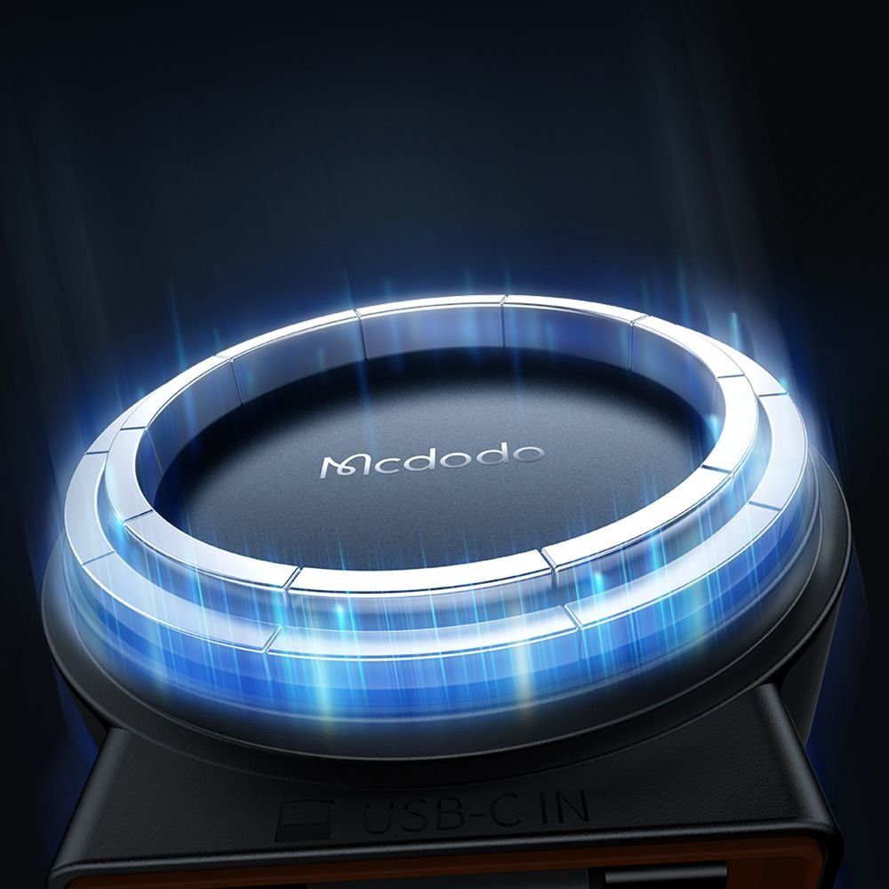 Bezdrátová autonabíječka McDodo CH-3000, 15W, 1.67A, černá