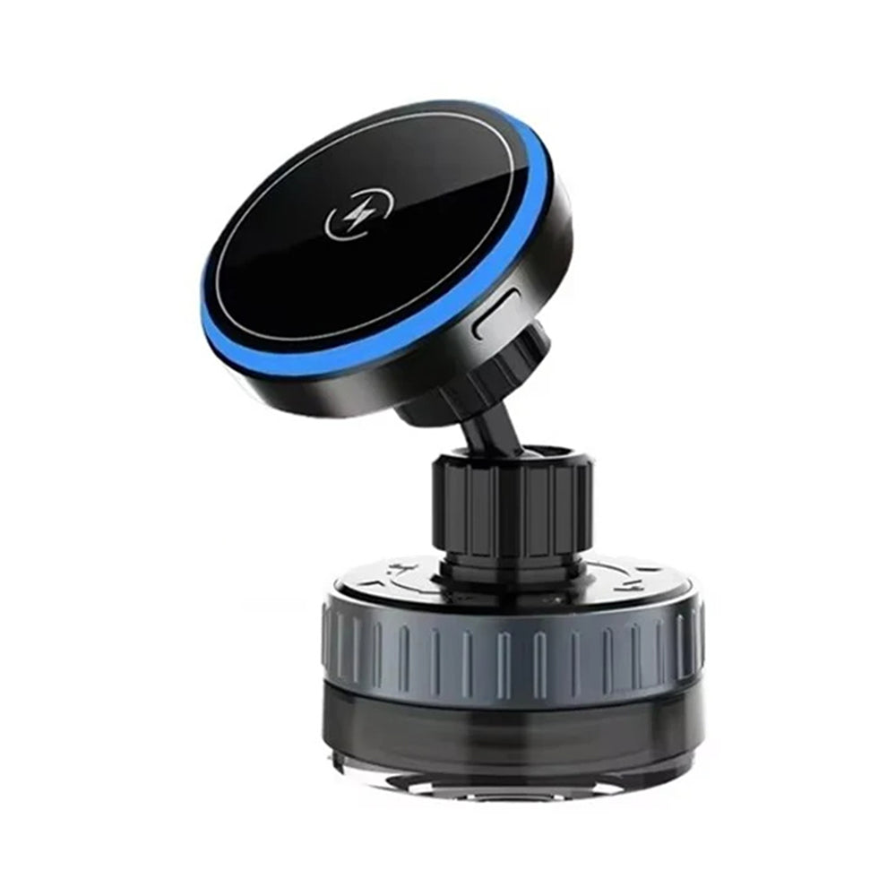 Bezdrátová auto nabíječka Techsuit HOLD253, 15W, 1.67A, Černá