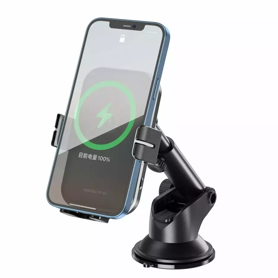 Bezdrátová autonabíječka XO Design WX027, 15W, 1.67A, Černá