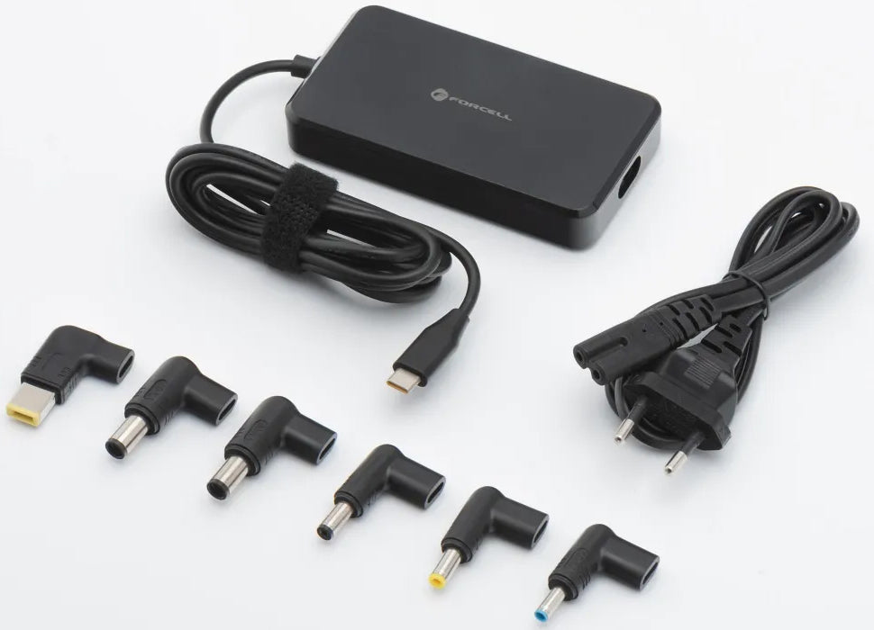 Nabíječka Forcell F-Energy E856, 65W, univerzální, černá