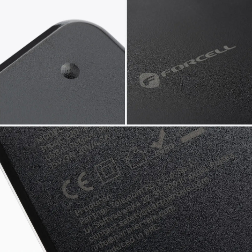 Nabíječka Forcell F-Energy E856, 65W, univerzální, černá