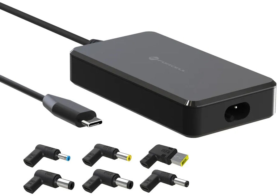 Nabíječka Forcell F-Energy E856, 65W, univerzální, černá