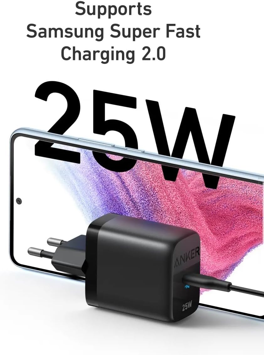 Síťová nabíječka Anker 312 Ace, 25W, 1 x USB-C, černá A2642G11