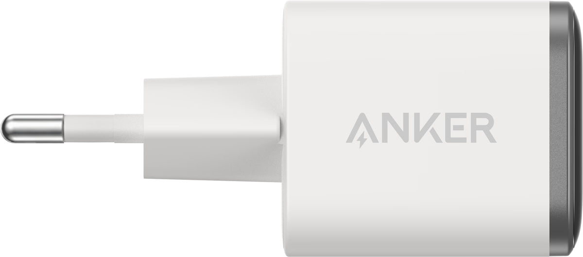 Síťová nabíječka Anker Nano Display, 45W, 3A, 1 x USB-C, bílá A121DG21