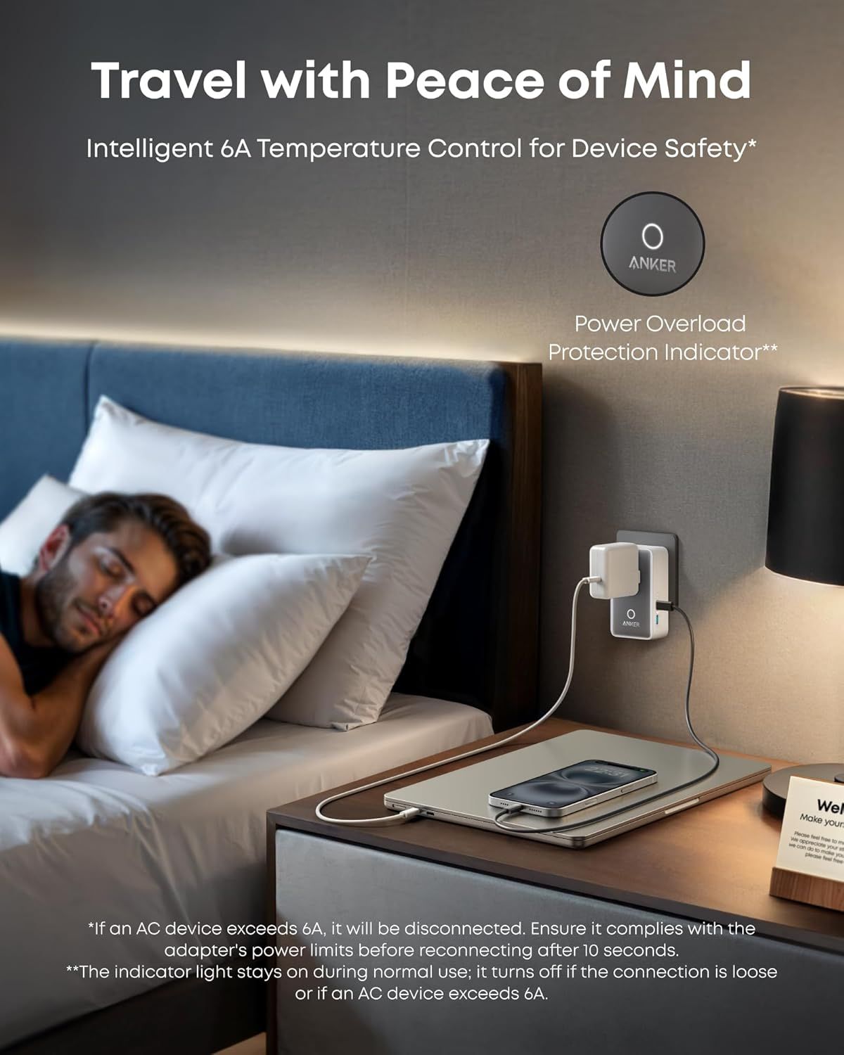 Síťová nabíječka Anker Nano Travel, 20W, 3A, 2 x USB-A - 2 x USB-C, Bílá A9215H21