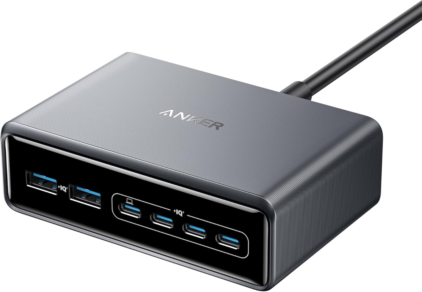 Síťová nabíječka Anker Prime, 200W, 3A, 2 x USB-A - 4 x USB-C, černá A2683341