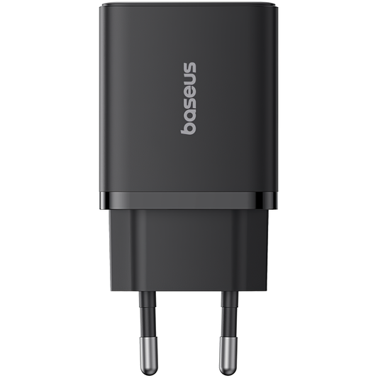Síťová nabíječka Baseus Cube, 20W, 3A, 1 x USB-A - 1 x USB-C, Černá P10111403113-00