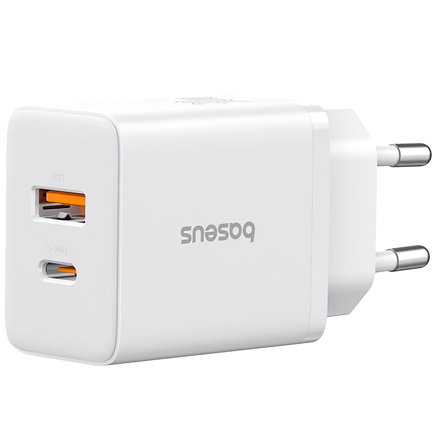 Síťová nabíječka Baseus Cube, 30W, 2,4A, 1 x USB-A - 1 x USB-C, bílá P10111404213-00
