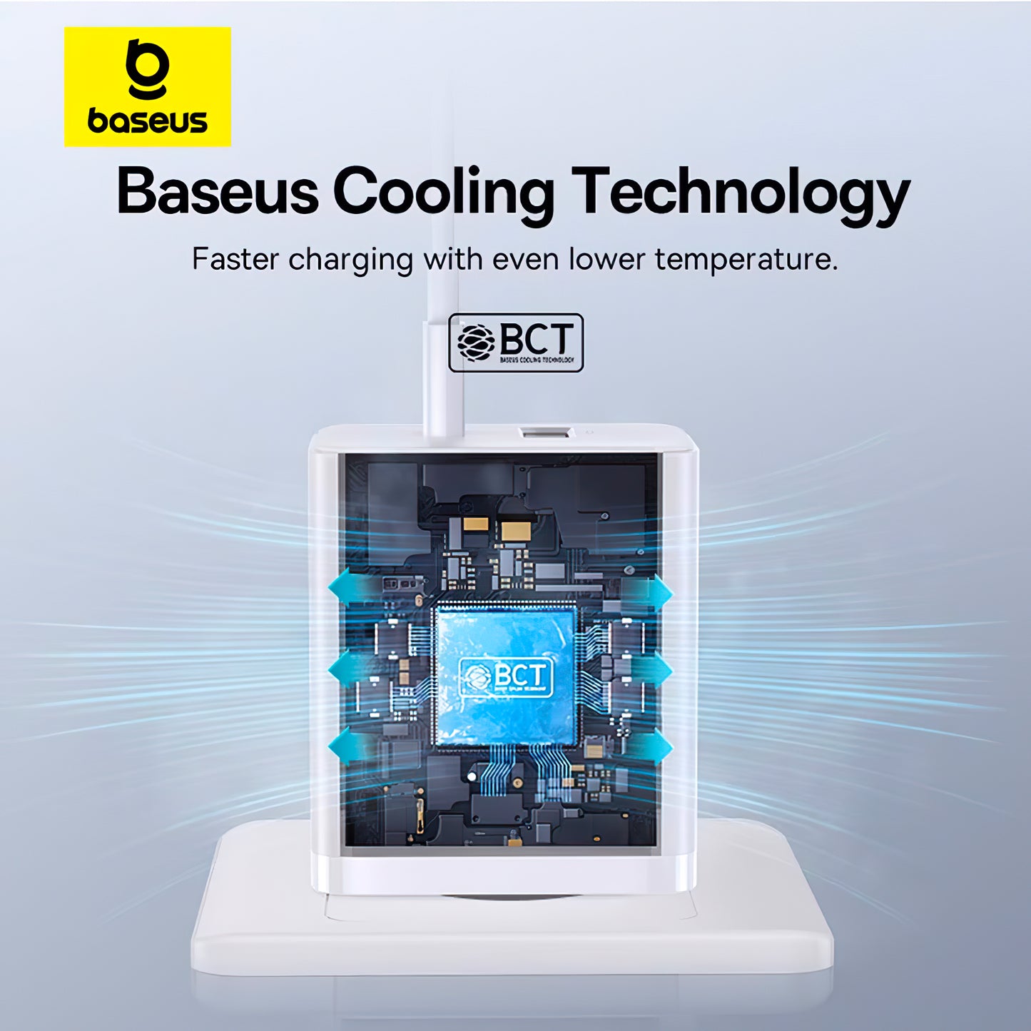 Síťová nabíječka Baseus Cube, 30W, 2,4A, 1 x USB-A - 1 x USB-C, bílá P10111404213-00