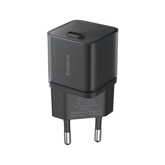 Baseus GaN5S síťová nabíječka GaN5S, 20W, 3A, 1 x USB-C, černá P10162503113113-00