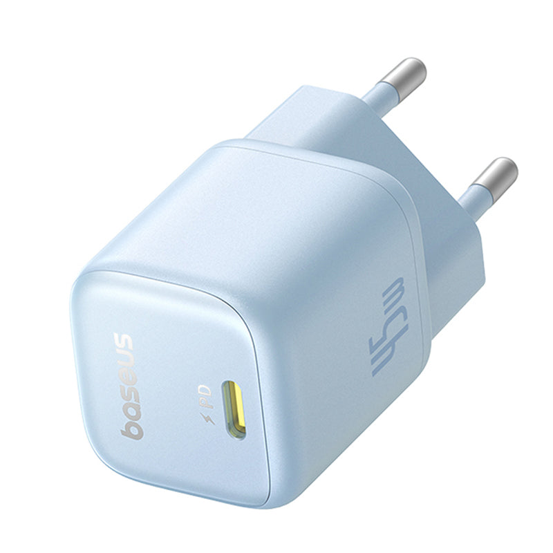 Síťová nabíječka Baseus PicoGo, 45W, 3A, 1 x USB-C, Modrá P10176800313-00