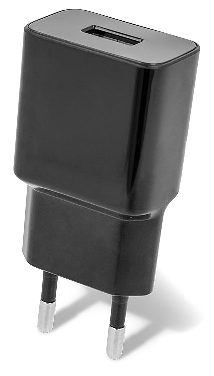 Síťová nabíječka MaXlife MXTC-01 s kabelem microUSB, 10,5 W, 2,1 A, 1 x USB-A, černá