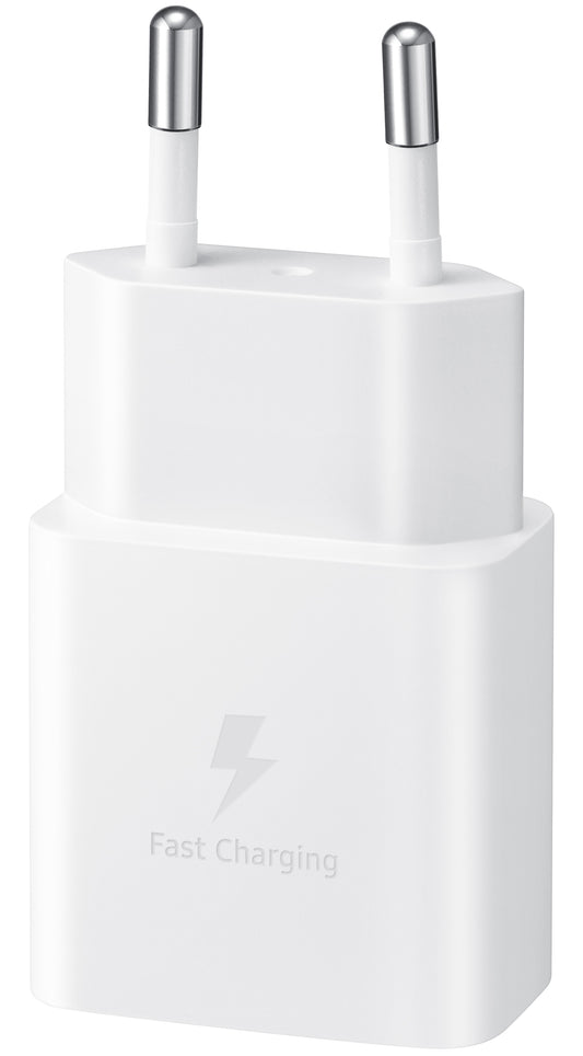 Síťová nabíječka Samsung USB-C s kabelem USB-C, 15W, 2A, 1 x USB-C, bílá EP-T1510XWEGEU