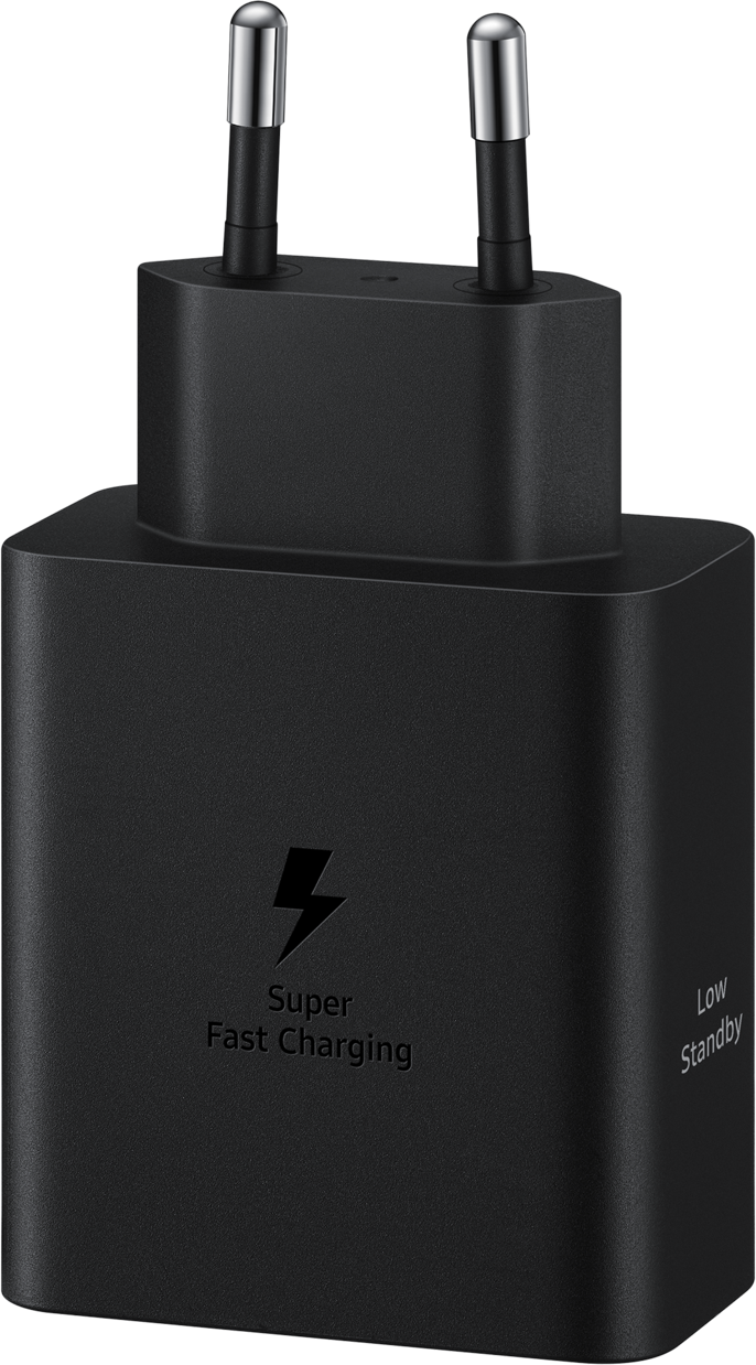 Síťová nabíječka Samsung s kabelem USB-C, 50 W, 3A, 2 x USB-C, černá EP-T5020XBEGEU
